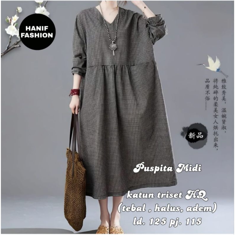 PUSPITA/NAGITA GAMIS MIDI WANITA