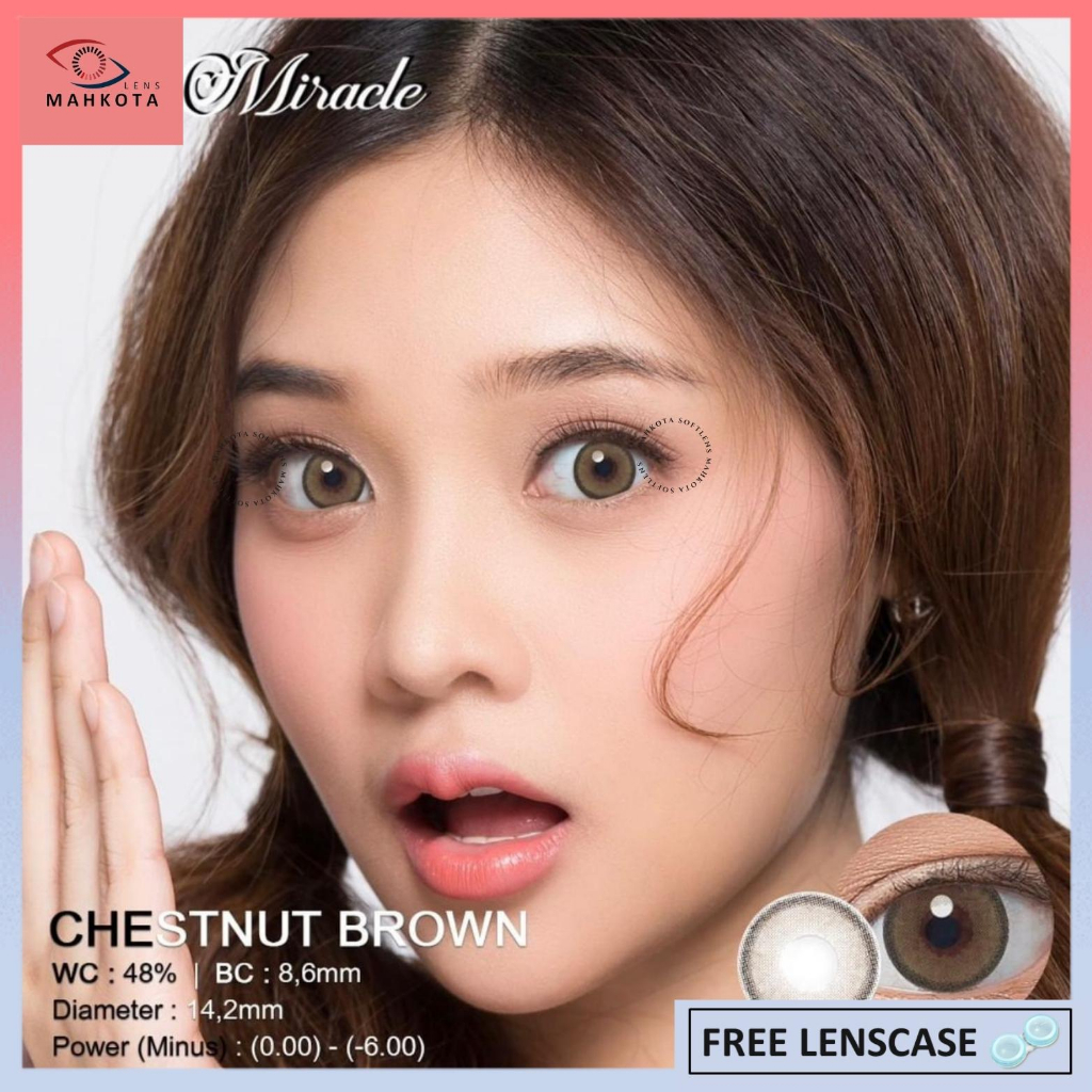 SOFTLENS LIVING COLOR MIRACLE / NORMAL &amp; MINUS (-0.50 S/D -2.50) BY IRISLAB 14.2MM / Softlen Soflen Soflens