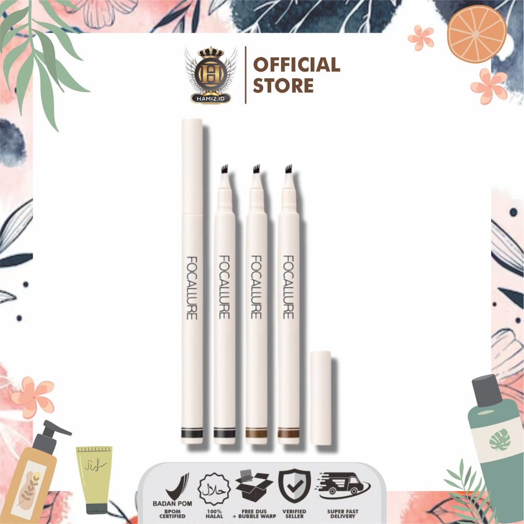 Focallure Tinted Eyebrow Ink Pen | Pensil Alis Garpu - FA161