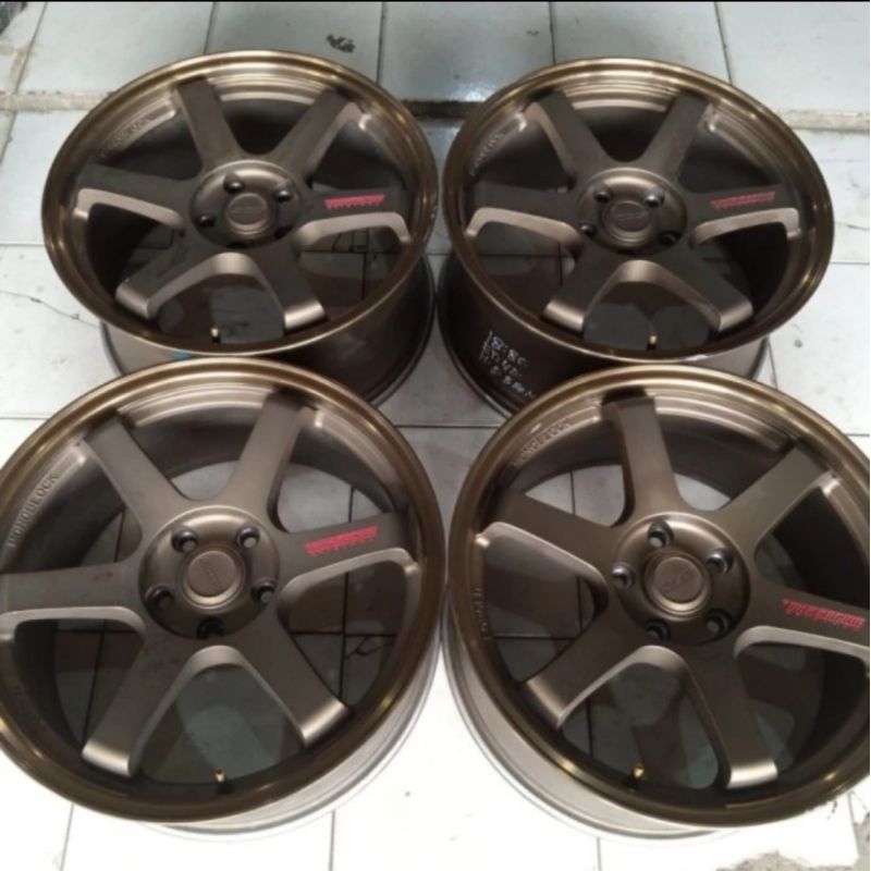 velg mobil seken racing te37 ring 18 baut 5x114 bisa hrv inova dll