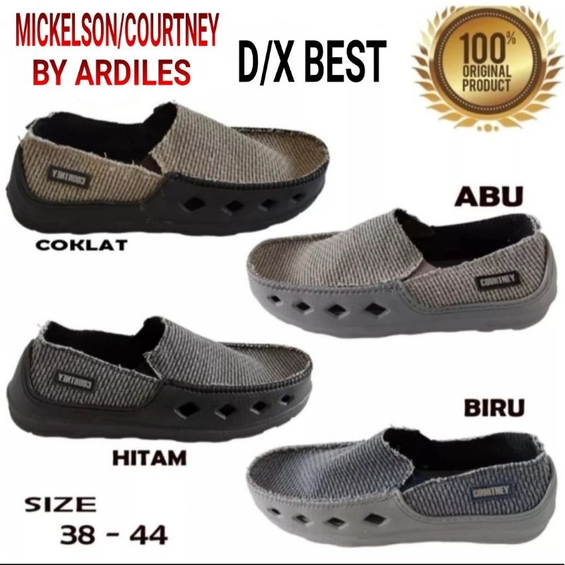 PROMO Sepatu pria Ardiles Courtney orginal 100% slip on kekinian Trendy elegant keren abis