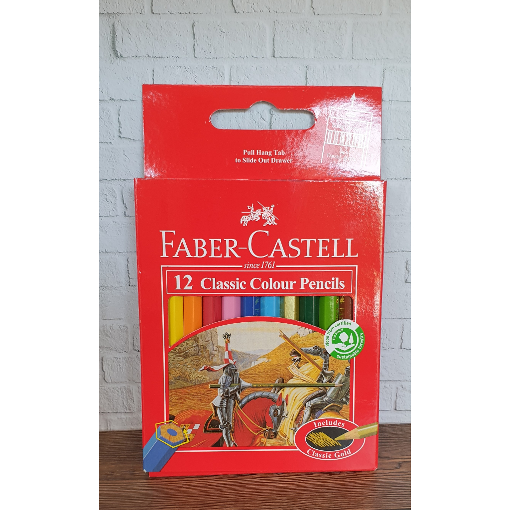 

FABER-CASTELL CLASSIC COLOUR PENCILS SET 12'S