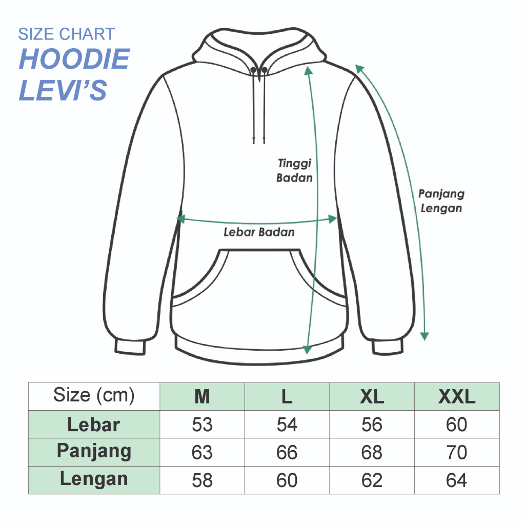 Hoodie Aplikasi - Sweater Hoodie Levis