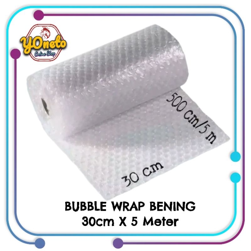 

Bubble Wrap Putih Bening 30cm X 500cm