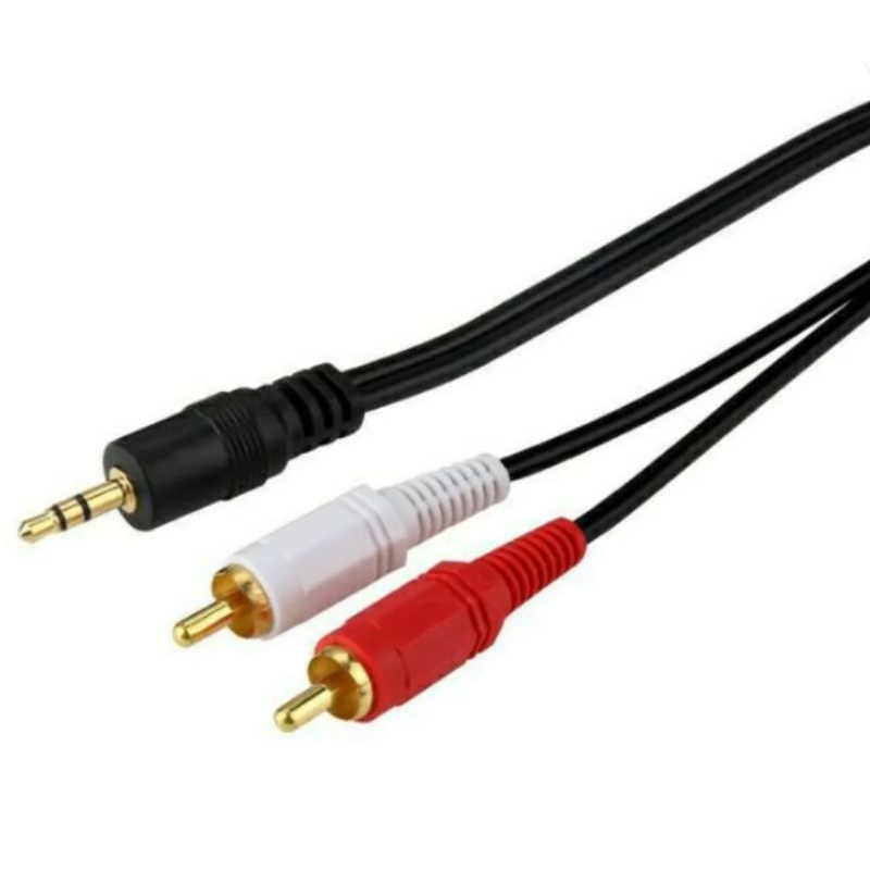 KABEL RCA 2 IN 1 UNTUK HP KE SALON PANJANG 1,5M