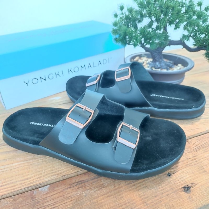 Sandal pria casual Yongki Komaladi kekinian//sendal slop pria distro