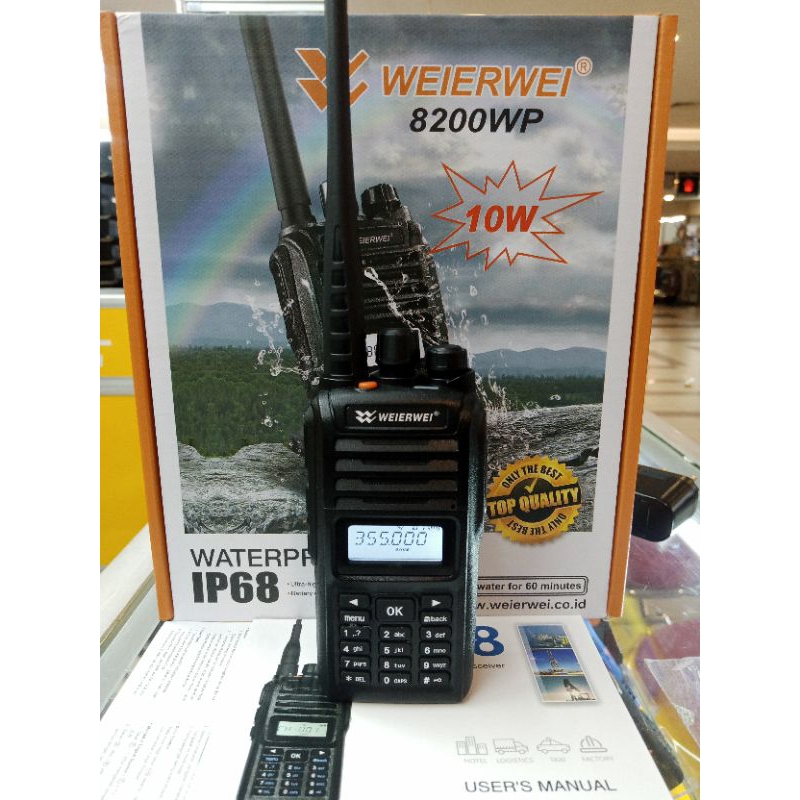 HT weirwei 8200 wp uhf 350 Mhz 10 watt