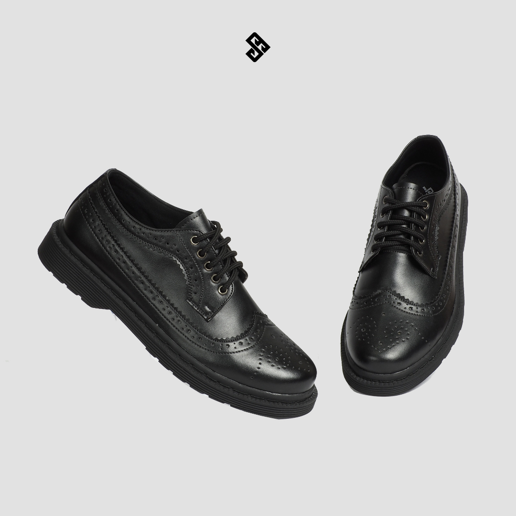 Sepatu Pria Formal | BT BORGUE FULL BLACK