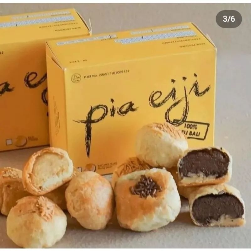 

Pie Eiji 1box isi 8pcsbOleh Oleh Khas Bali