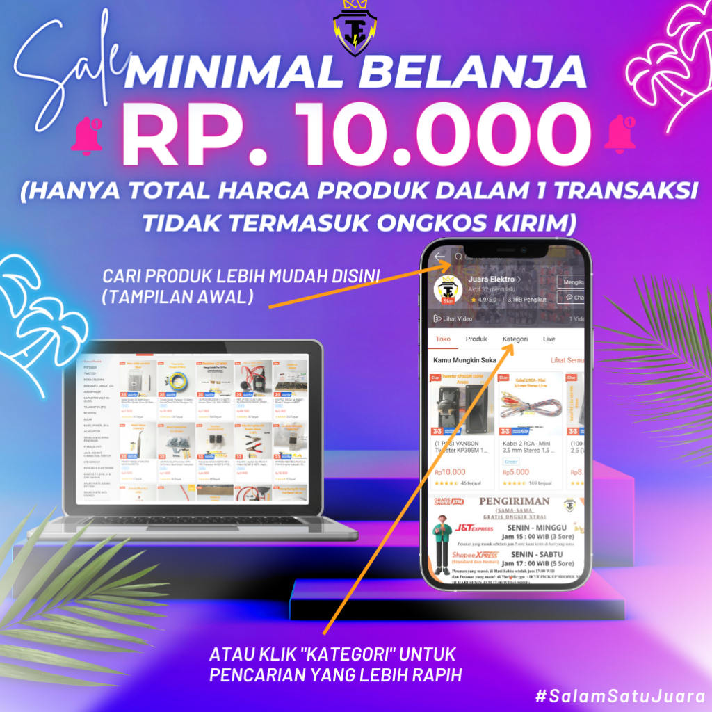 OBENG 3mm x 100mm Joe Tony | Obeng Ukuran 3 mm x 100 mm SCREWDRIVER