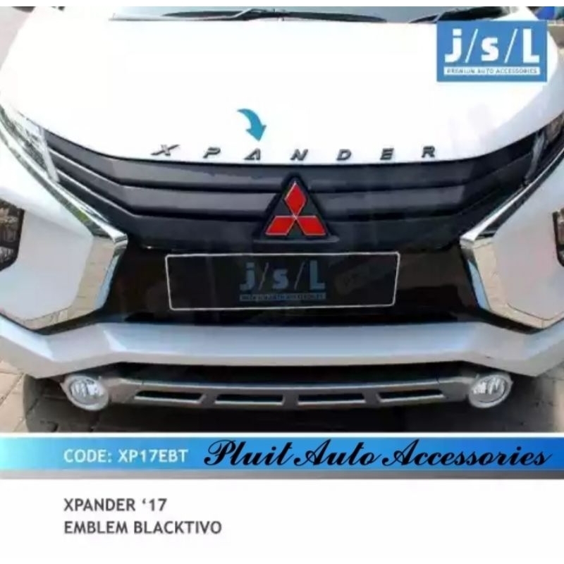 JSL Emblem Blacktivo Mitsubishi Xpander / Xpander '17 Emblem Blacktivo Xpander '17 Emblem Chrome / X