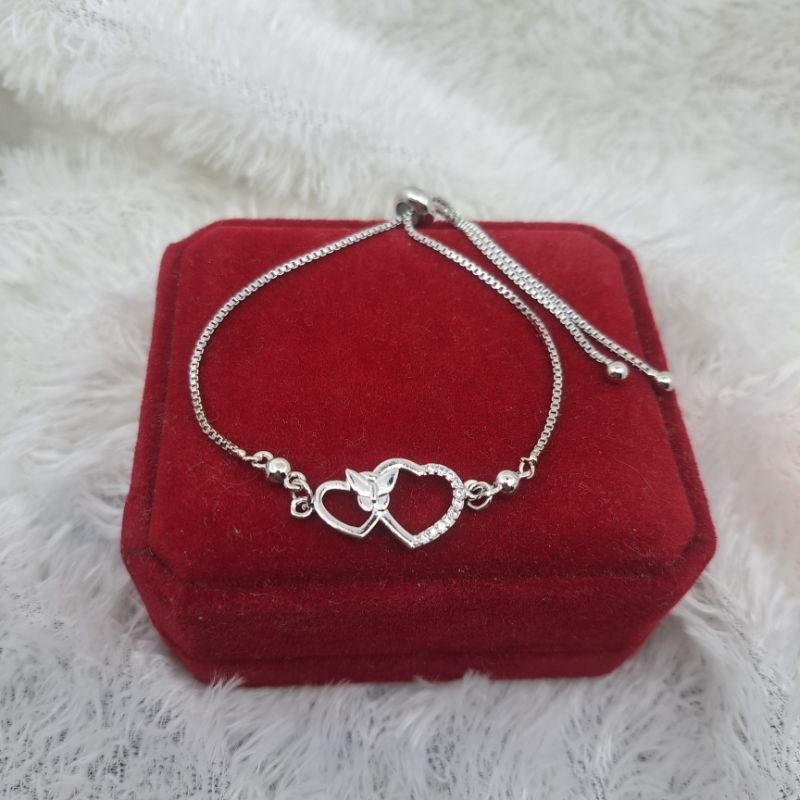 Gelang Serut Silver anti Karat