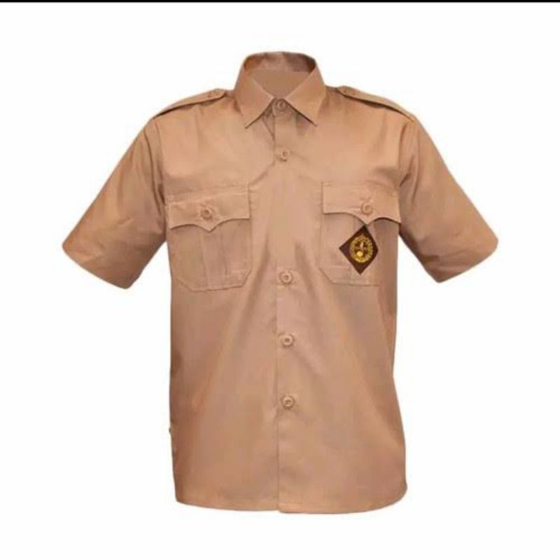 Baju Pramuka Pembina Pria-Baju Seragam Pramuka Guru Laki Laki-Seragam
