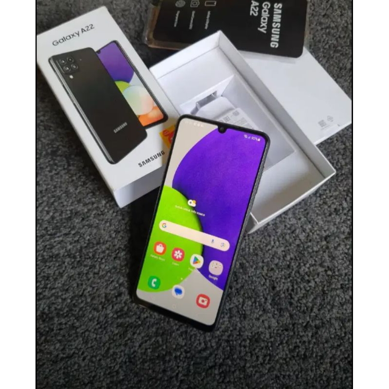 samsung A22 second fullset like new