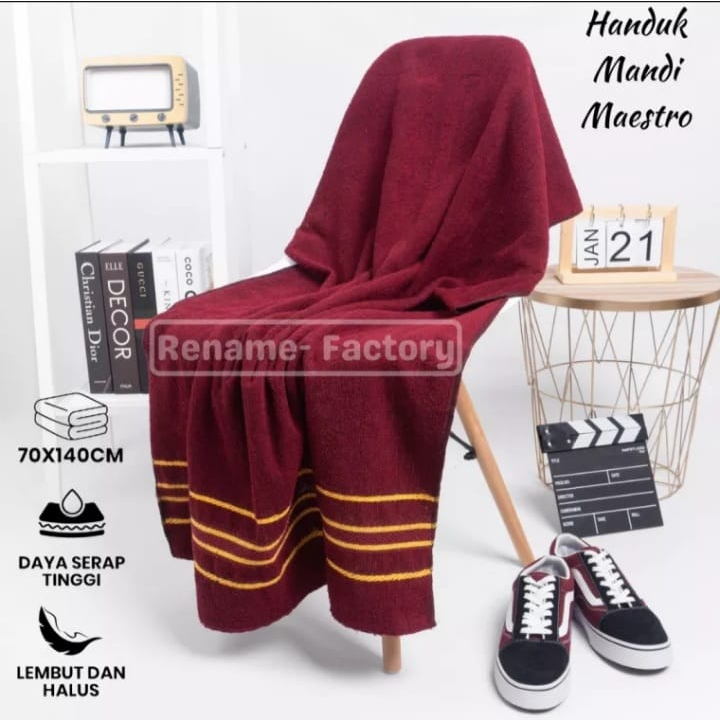 Handuk maestro handuk mandi dewasa handuk mandi tebal handuk mandi jumbo 70x140