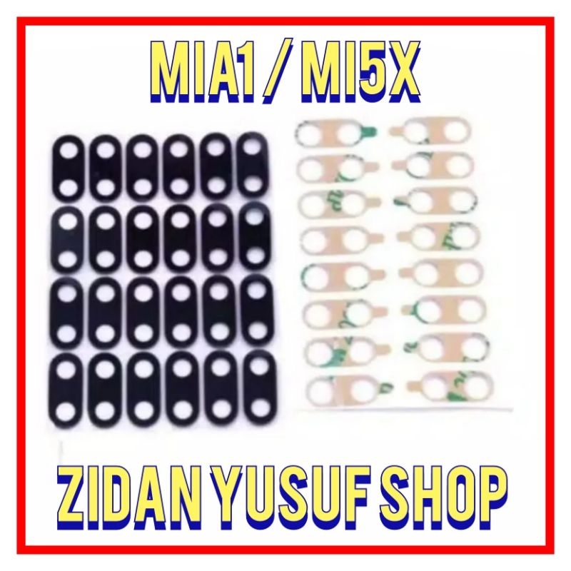 KACA LENSA KAMERA BELAKANG XIAOMI MIA1 / MI5X ORIGINAL