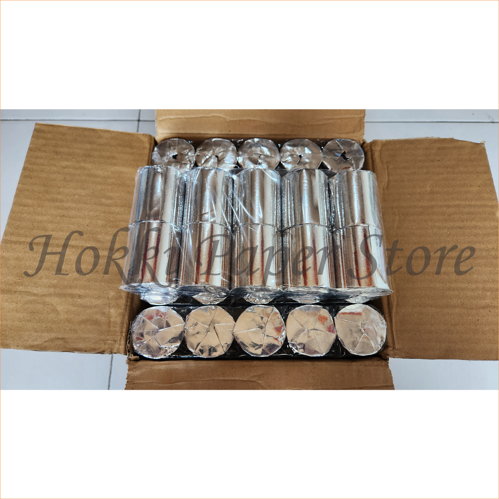 

KERTAS THERMAL STRUK KASIR PAPER ROLL 57X47 / 57X48 TERMAL POS RECEIPT MINI PRINTER BLUETOOTH 58MM MESIN CASH REGISTER 58X47 58X48 57X47MM 57X48MM