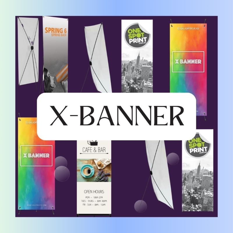 PAKET X-BANNER 60X160 / Banner Wisuda / Banner Wedding/ Banner Engagement