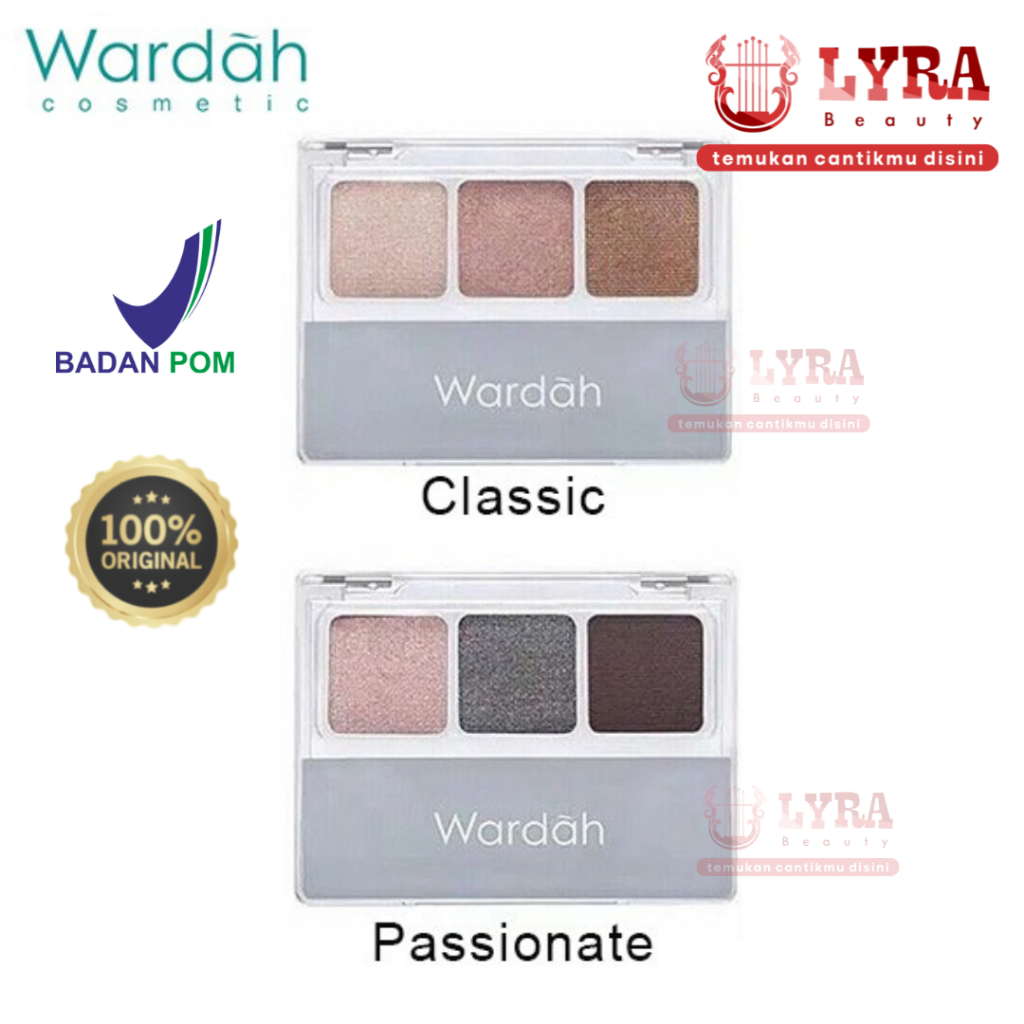 ❤ LYRA ❤ Wardah Eyeshadow Series | Classic Nude Colors Eye Shadow | Passionate | A 3.3g | Lyra Beaut