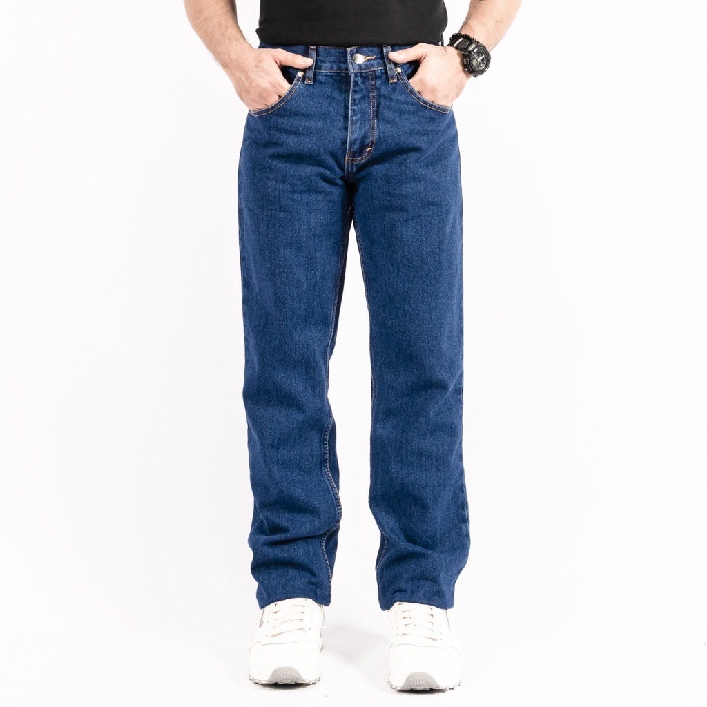 FEROCIOUS.CO Celana Jeans Ripped Denim Basic reguler - Biowash Premium