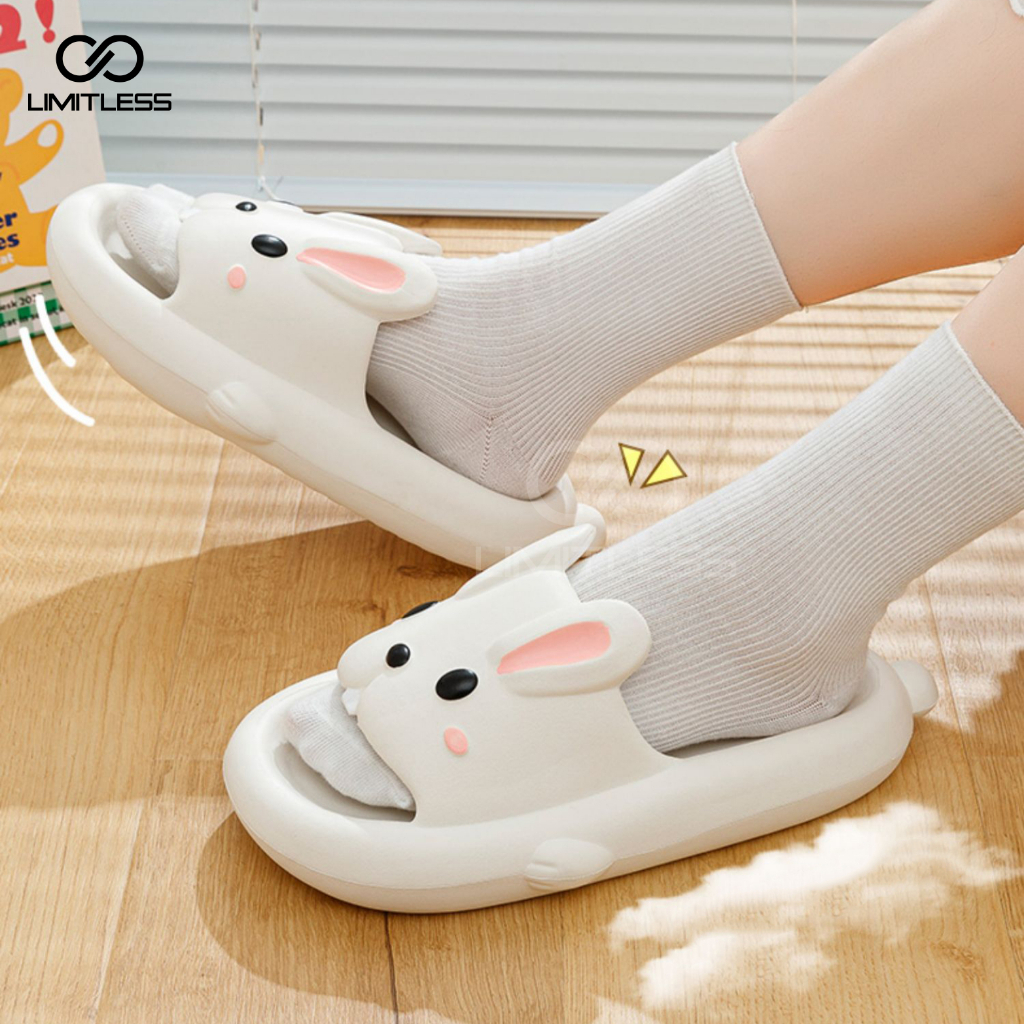 Sendal Kelinci Selop Anak Perempuan BUNNY Terbaru 2023 Nyaman Lucu Santai Sandal Kelinci Anak Slip On Rumah Sandal Rabbit Kelinci Lucu