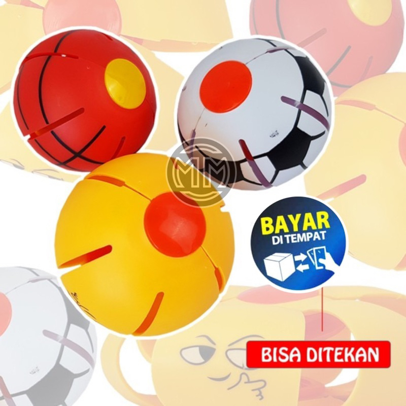 Jc MAINAN ANAK BOLA UFO MINI Magic Bola Ufo Viral Bola Injak Magic Balls Mini YG28