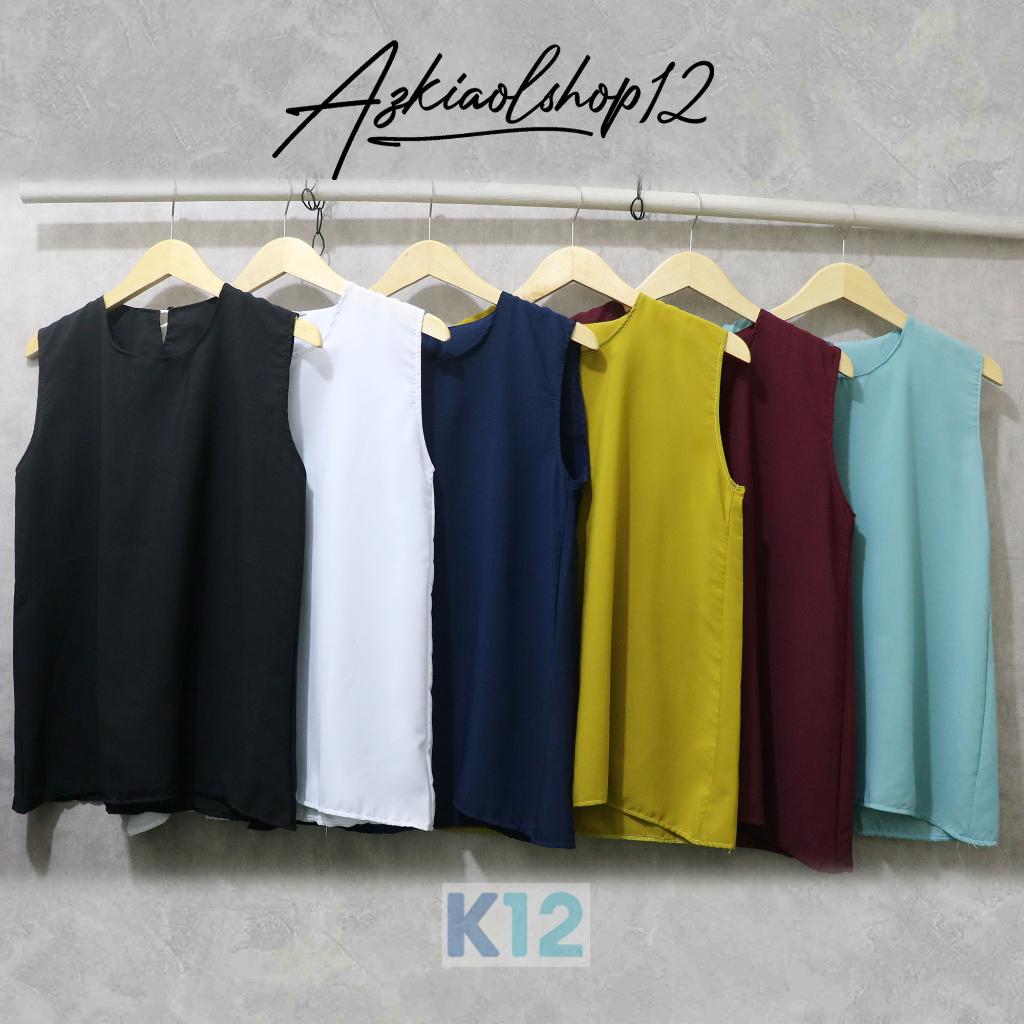 INNER DRESS PENDEK TANPA LENGAN/INNER DALAMAN GAMIS LEKBONG