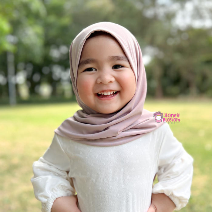 HONEYBLOSSOM hijab bayi / hijab bayi perempuan 6 12 bulan zahra