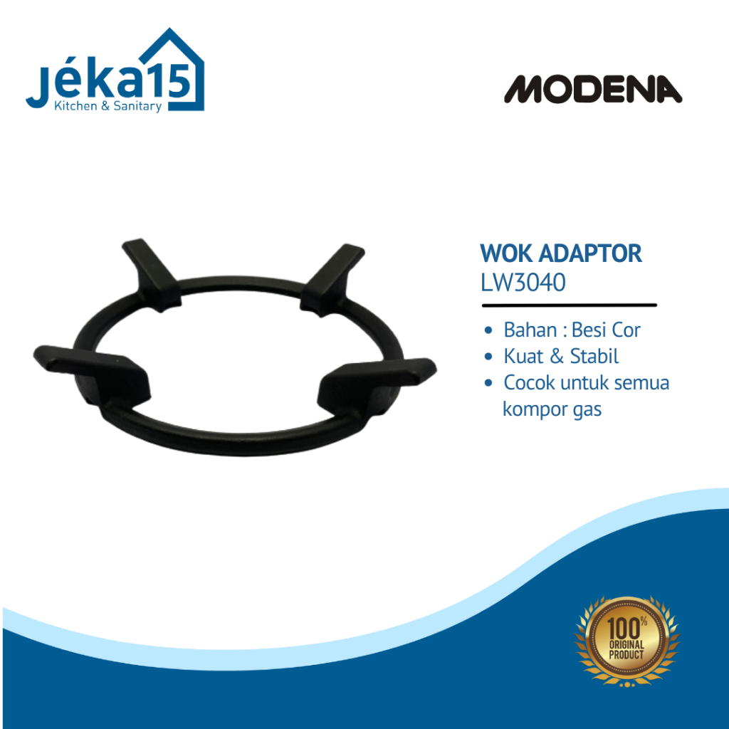 MODENA LW3040 WOK ADAPTOR | TATAKAN WAJAN | DUDUKAN KUWALI