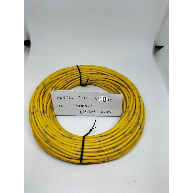 kabel 1.25 x 10 meter