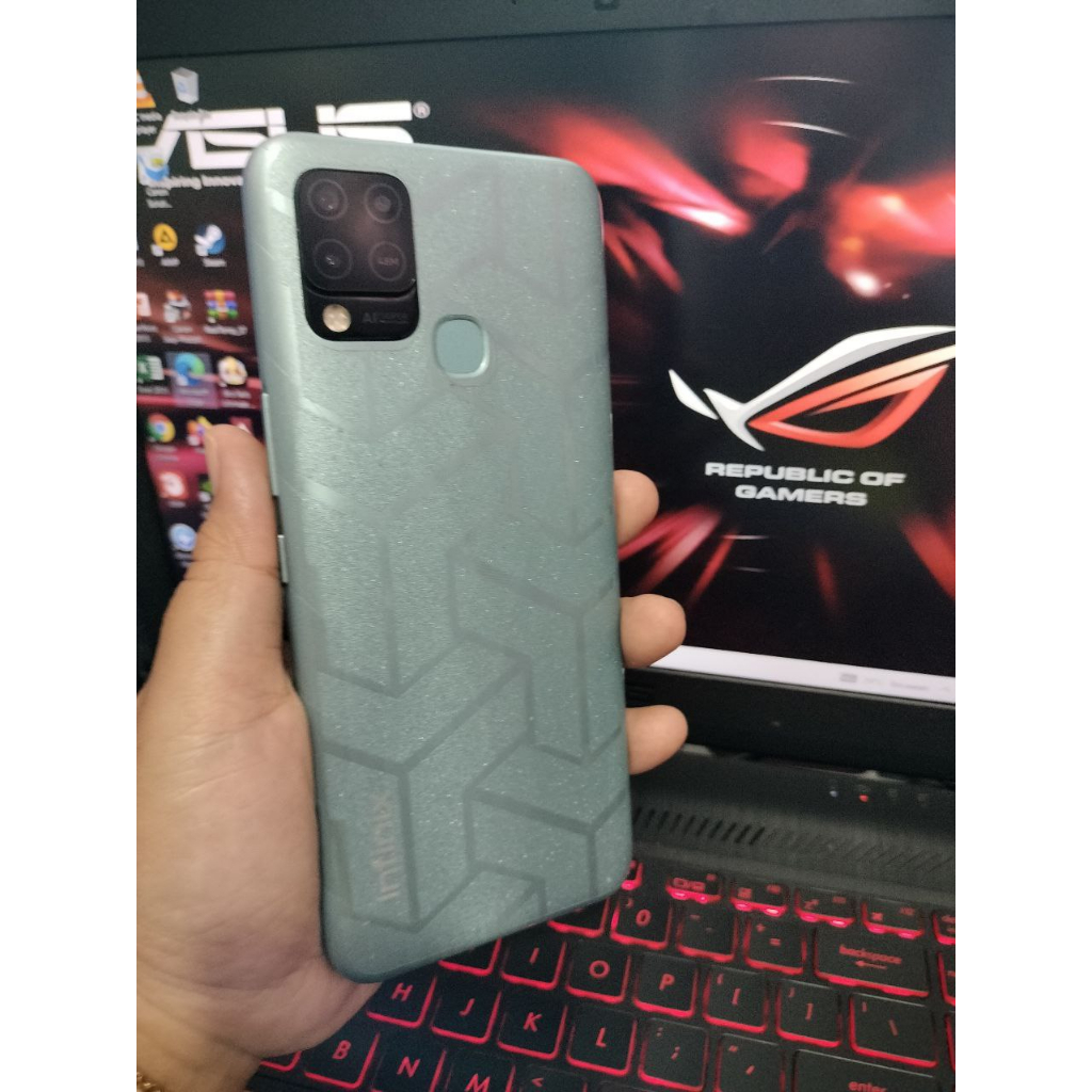 Infinix Hot 10S Ram 6/128 Fullset Second Berkualitas dan Bergaransi