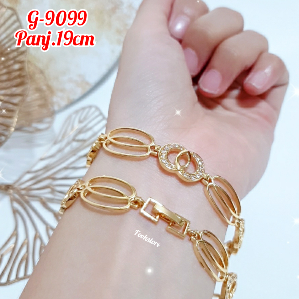 GELANG RANTAI DEWASA MOTIF FASION WANITA/G-9099