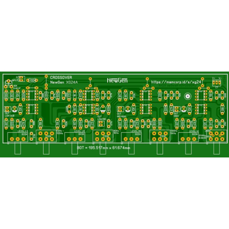 PCB Crossover XG 24A 4Way