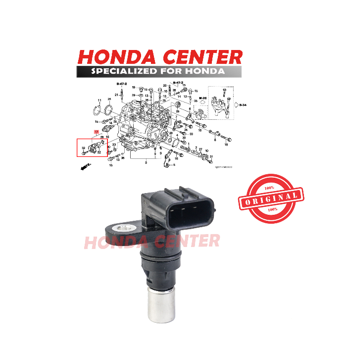 switch sensor pick up transmisi matik matic honda accord cp2 civic fd crv gen3 gen4 city gd8 jazz gd3 2004 2005 2006 2007 2008 2009 2010 2011 2012 2013 2014 2015 2016 2017 28820-PWR-013