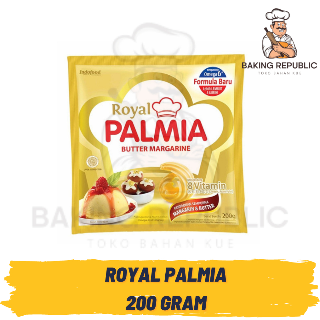 

ROYAL PALMIA MARGARINE SACHET 200gr EXP 08-2025