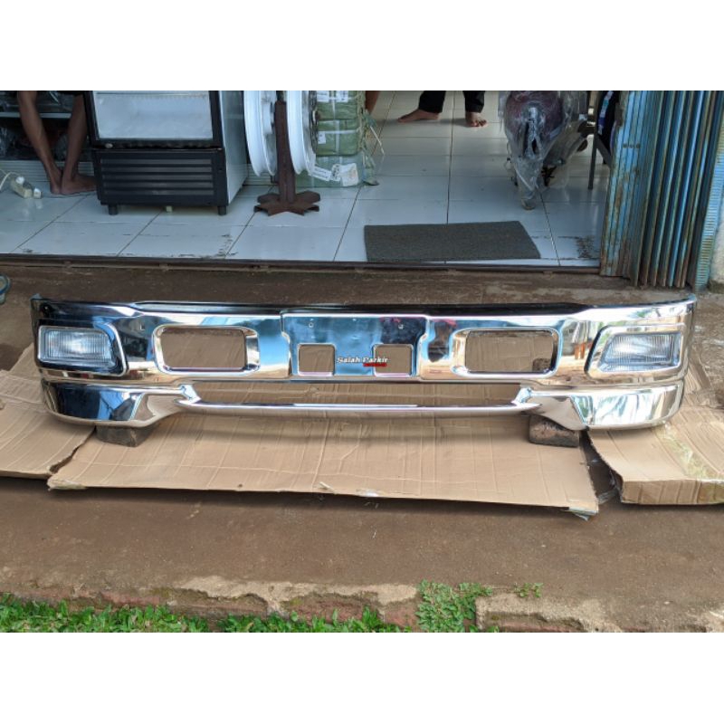 bemper krom isuzu nlr55 nmr71 nmr81 bemper truk isuzu giga nlr55 giga nmr71 nmr81 aksesoris truk isu