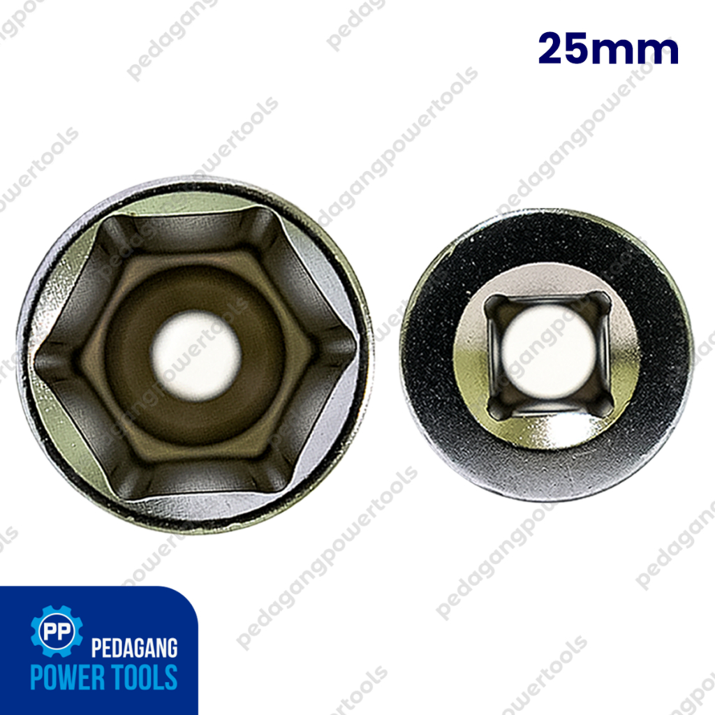 LIPPRO MATA SOK 1/2&quot; INCH 25 MM ANAK SOCK 6PT KUNCI SOCKET WRENCH HEX
