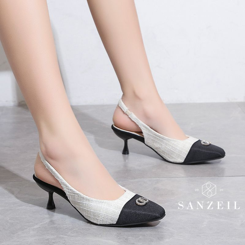 RYX - Sanz Dorothy Sepatu Hak Slingback Wanita Fashion Casual/Pesta - Ori Import