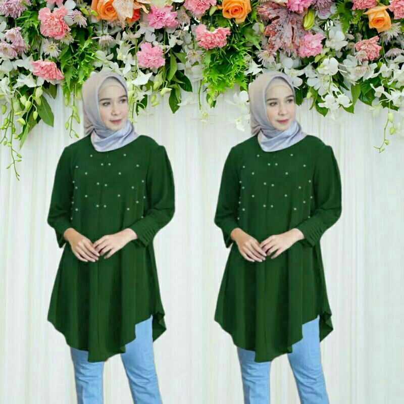 Aju Store  -  TUNIK  TUNIK WANITA  TUNIK WANITA TERBARU 2023 TUNIK TERBARU TUNIK CRINKLE TUNIK JUMBO