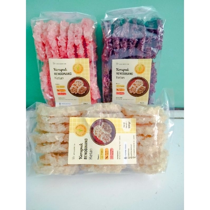 

RENGGINANG / KERUPUK RANGINANG KETAN MENTAH 500 GR