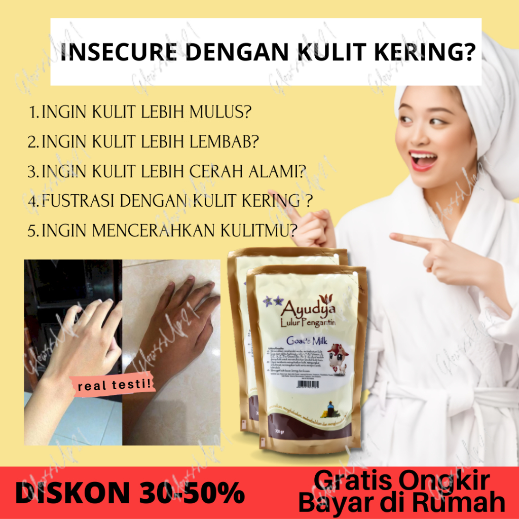 Ayudya Lulur Pengantin Goat's Milk 300 refill