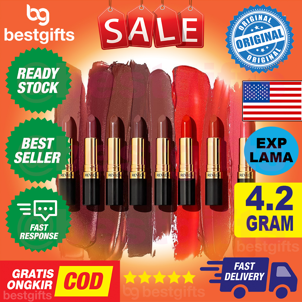 REVLON SUPERLUSTROUS MATTE LIPSTIK MAKE UP NYAMAN &amp; TAHAN LAMA 4.2 GRAM - 003 MAUVE IT OVER