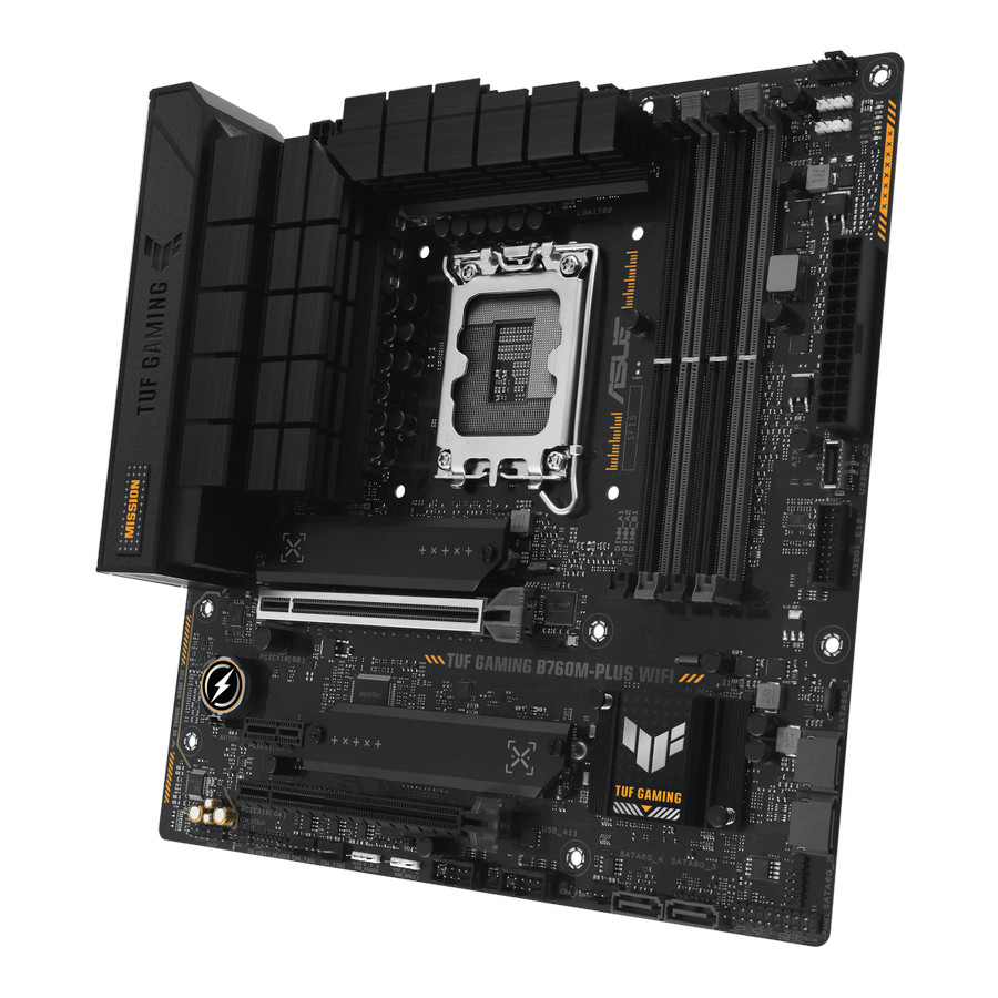 Asus TUF Gaming B760M-PLUS WIFI (LGA1700, B760, DDR5, USB3.2 Type-C)