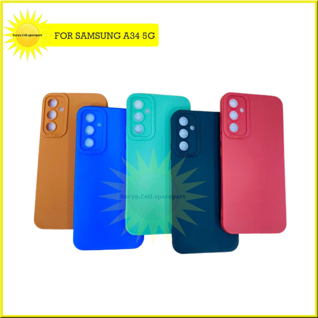 Case Slim Matte Pro Camera Samsung A34 5g Samsung A54 5g