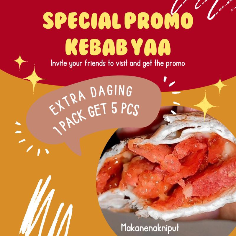 

Kebab Extra Daging