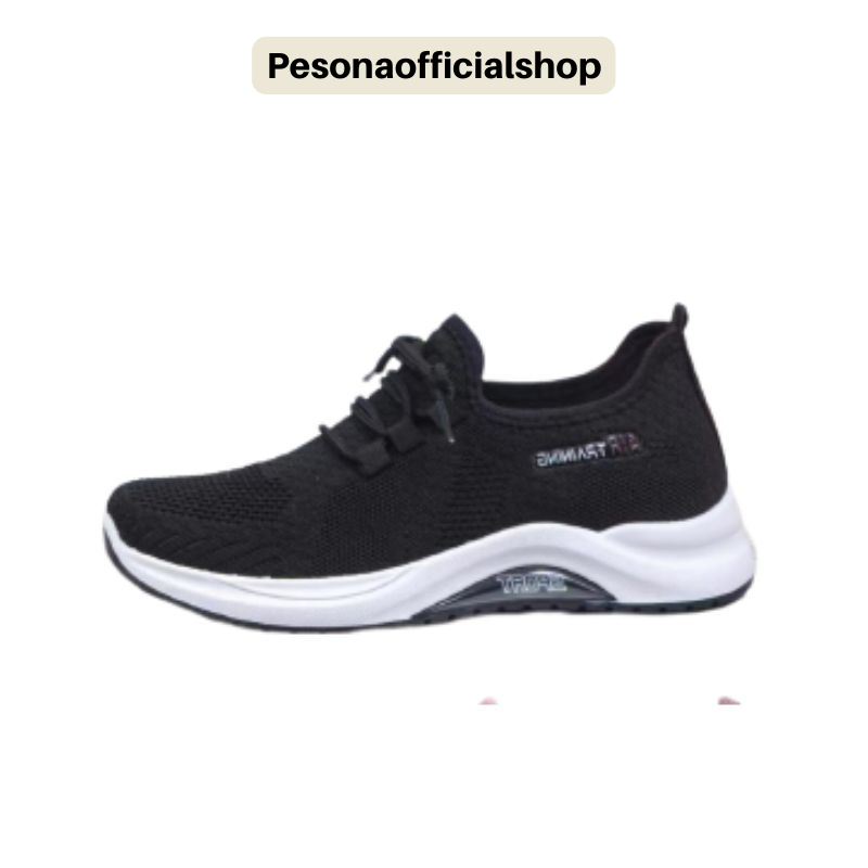 COD POS R-27 Sneakers Rajut Wanita Sepatu Olahraga, Jogging, Travelling