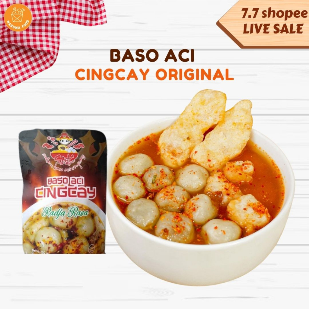 PROMO Baso Aci Cingcay Raja Rasa Promo Tulang Rangu, Cewul, Original Viral Murah Meriah Baso Aci Cingcay Boci Cingcay Bakso Aci Cingcay  Lezat Enak Gurih Viral Paling Laris