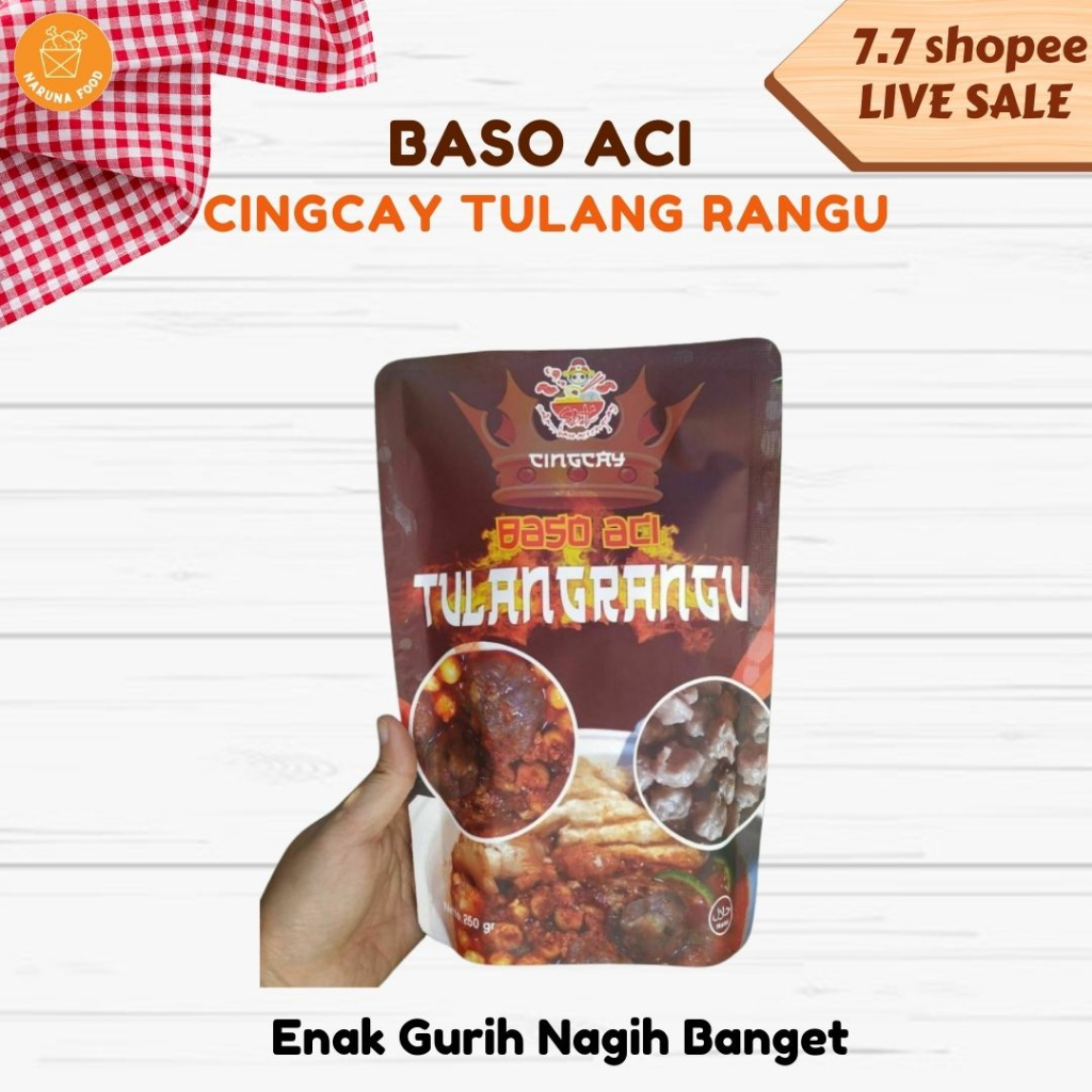 PROMO Baso Aci Cingcay Raja Rasa Promo Tulang Rangu, Cewul, Original Viral Murah Meriah Baso Aci Cingcay Boci Cingcay Bakso Aci Cingcay  Lezat Enak Gurih Viral Paling Laris