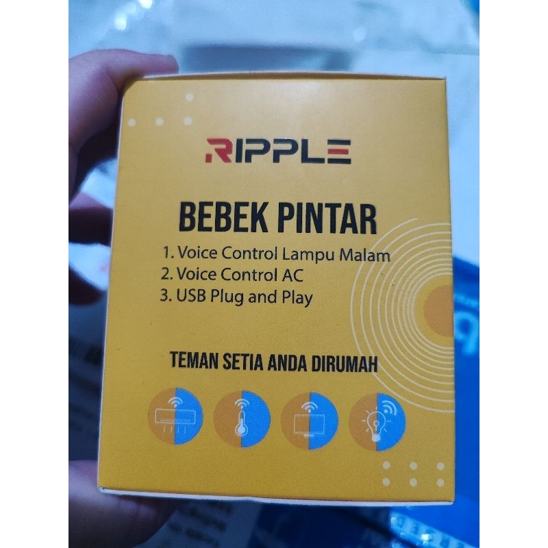 Ripple Bebek Pintar R1 USB Smart AI Remote TV AC Night Lamp