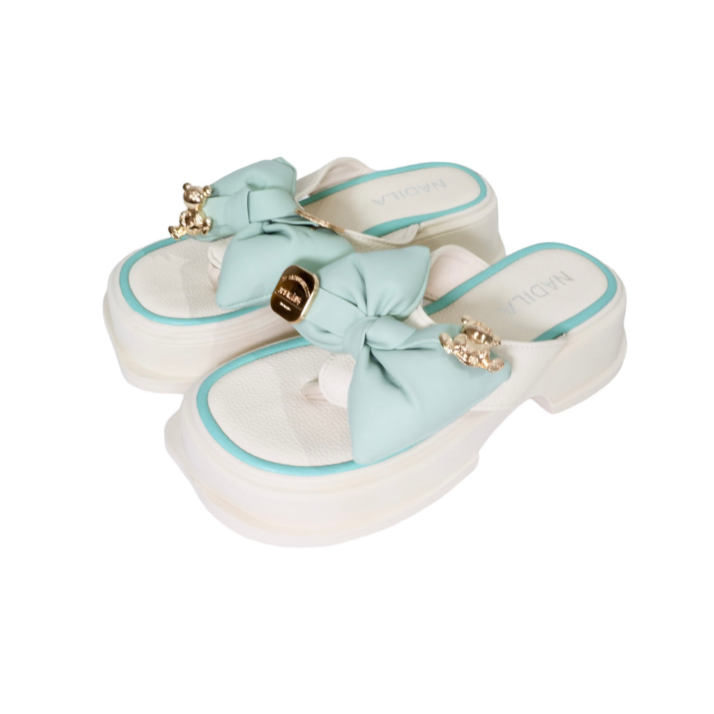 Nadilastuff Kimmy  Platform Sandal Korea Wanita Hak Tahu Ringan